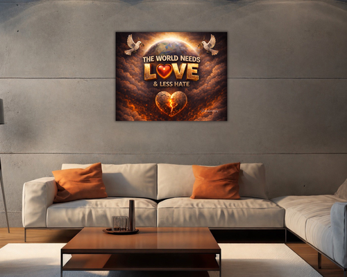 "Love Over Hate: The World Needs More Canvas"