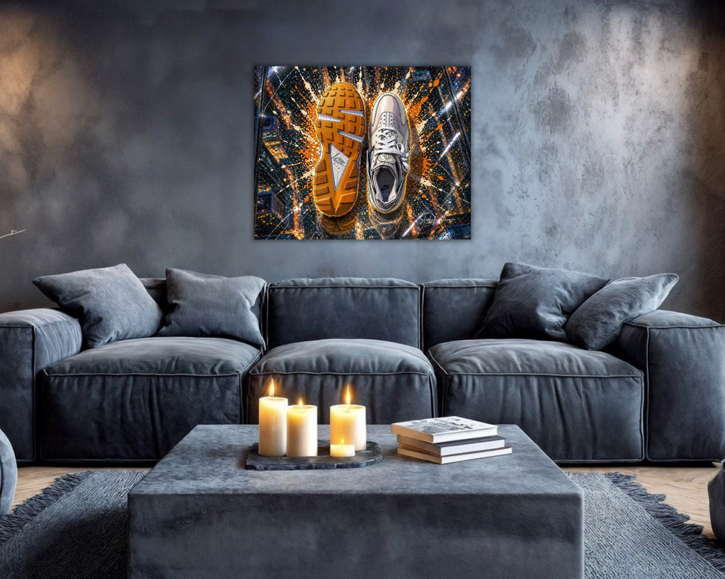 "Skyline Impact: Energy Unleashed Haurache Canvas"