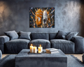 "Skyline Impact: Energy Unleashed Haurache Canvas"