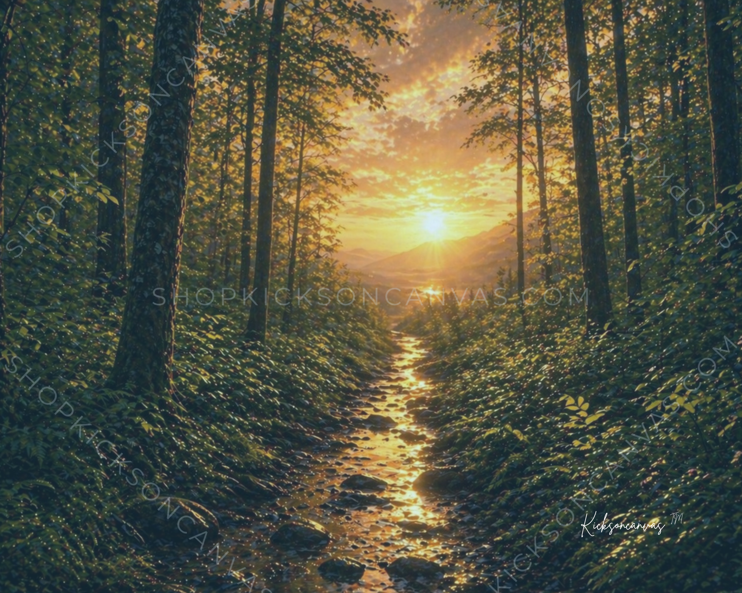 "The Path Series: 5 Piece Collection Canvas"