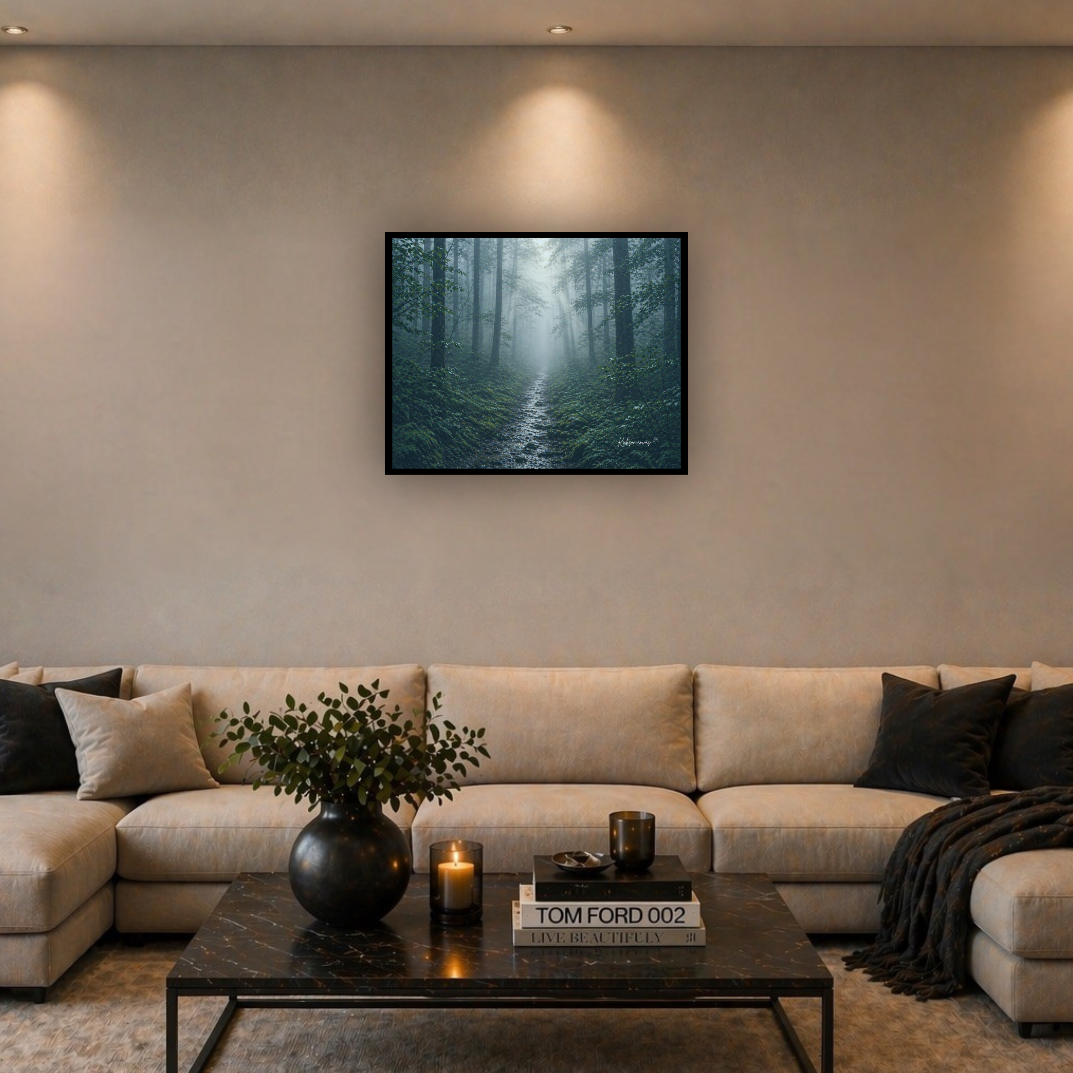 "The Path Series: 5 Piece Collection Canvas"