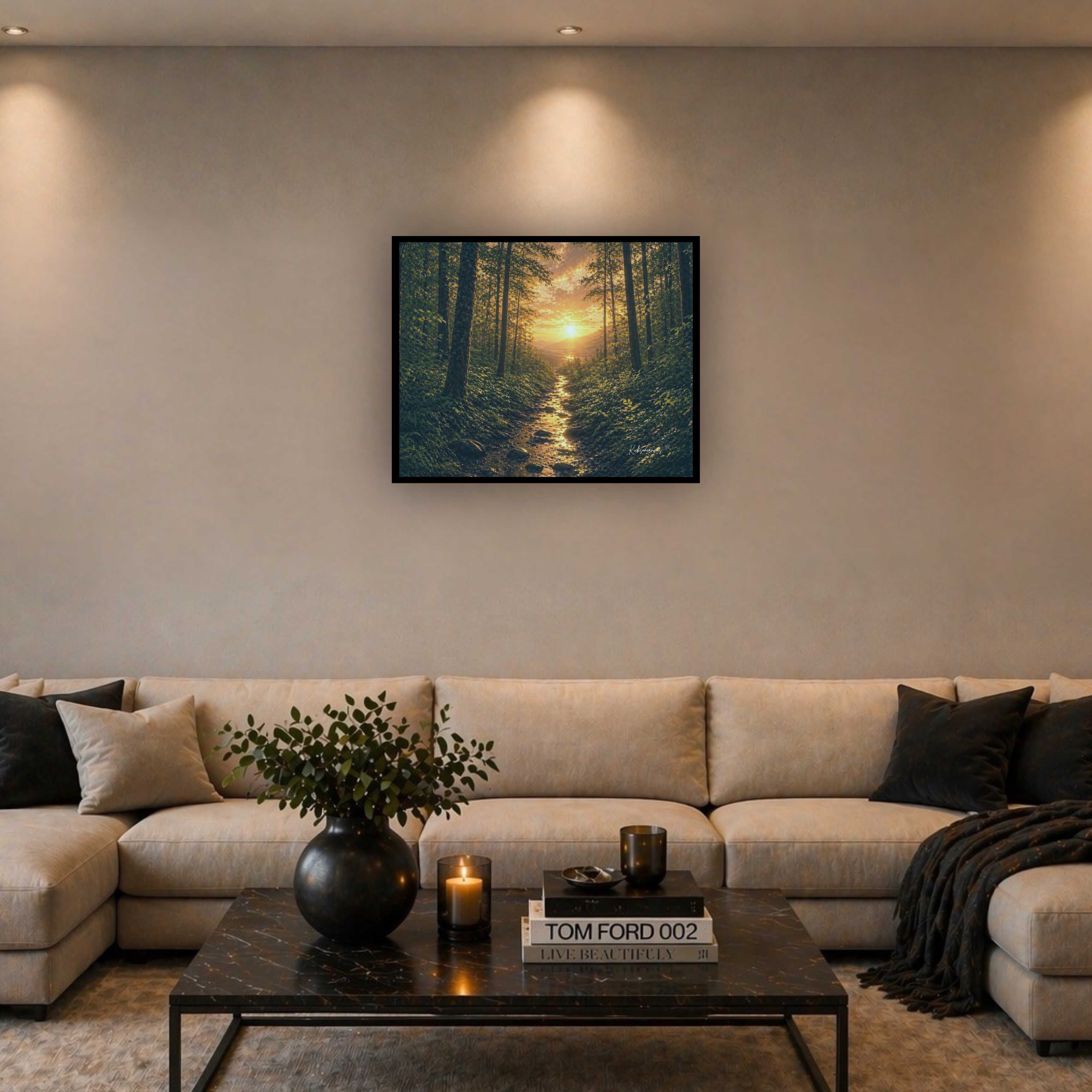 "The Path Series: 5 Piece Collection Canvas"