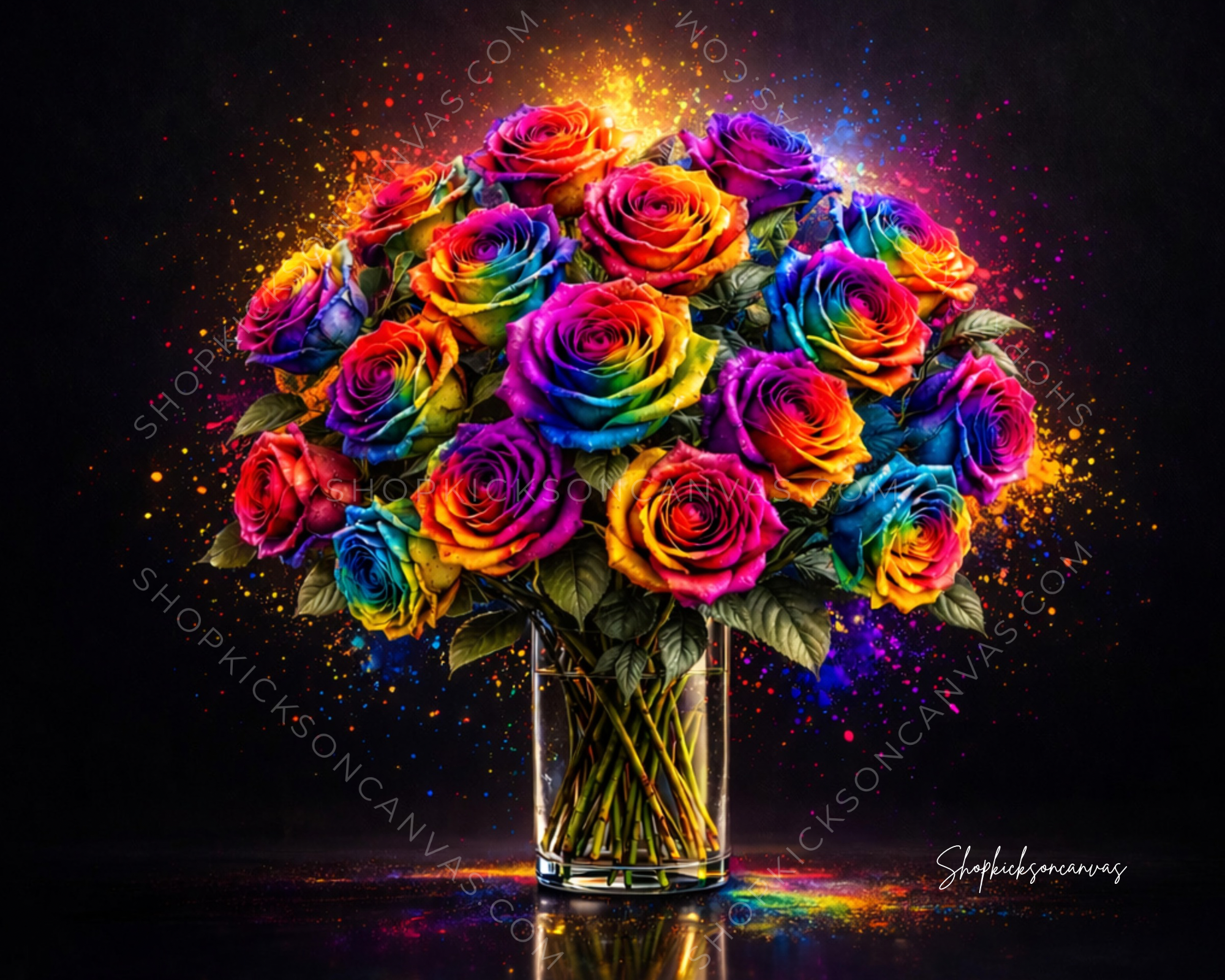 "Color In Bloom: Where Vibrance Comes Alive Canvas"