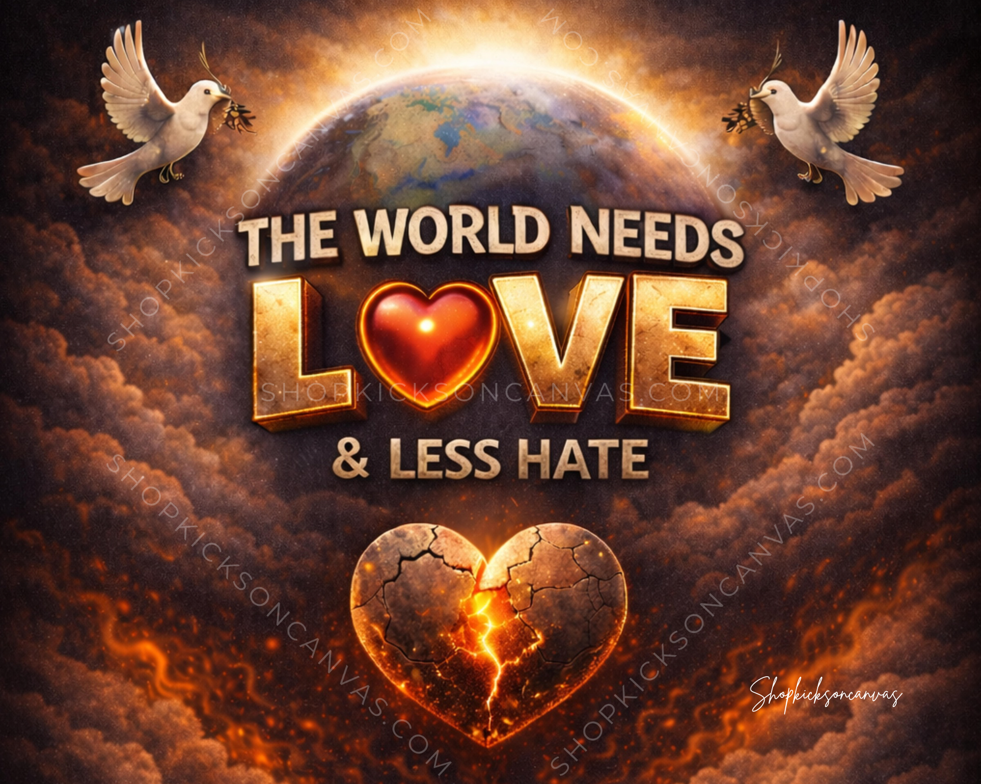 "Love Over Hate: The World Needs More Canvas"