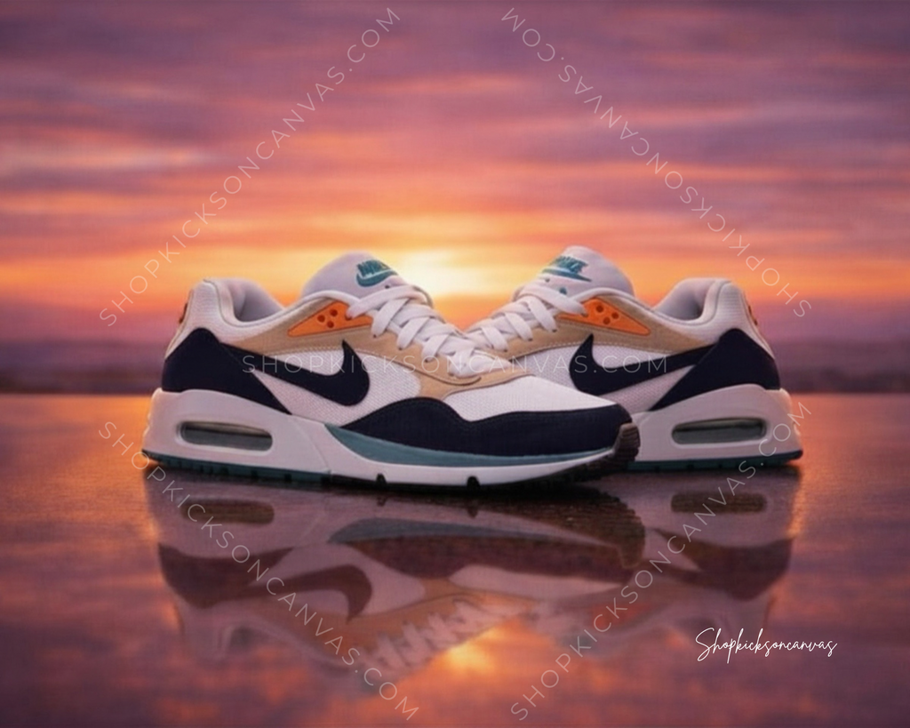 “Sunset Drift: Air Max Correlate Luxury Canvas”